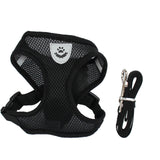 Kat Hond Verstelbare Harnas Vest Wandelen Lead Leash Voor Puppy Honden Kraag Polyester Mesh Harnas Voor Kleine Middelgrote Hond Kat huisdier